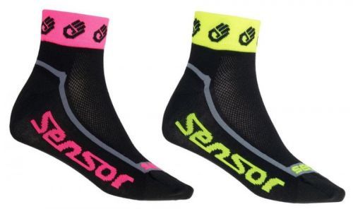 Sensor 2pack dětských ponožek Race Lite Small Hands 33/34 černá