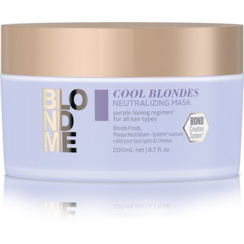 Schwarzkopf Professional Blondme Cool Blondes vyživující maska neutralizující žluté tóny 200 ml