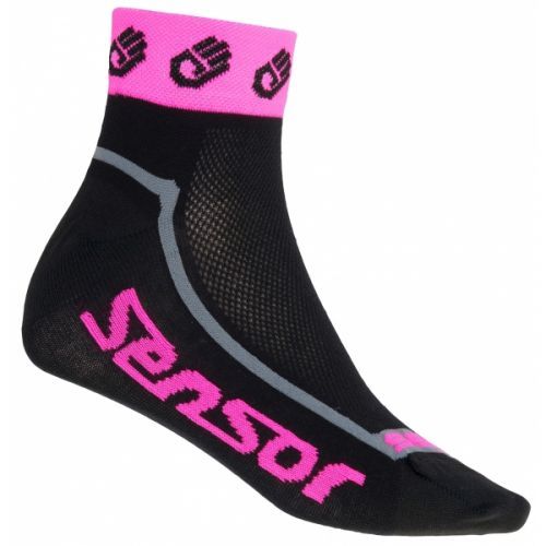 Sensor RACE LITE růžová 3-5 - Cyklistické ponožky