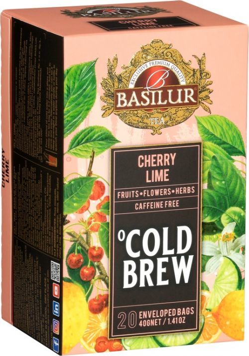 BASILUR Cold Brew Cherry Lime 20x2g