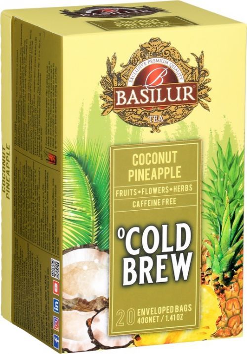 BASILUR Cold Brew Coconut Pineapple 20x2g