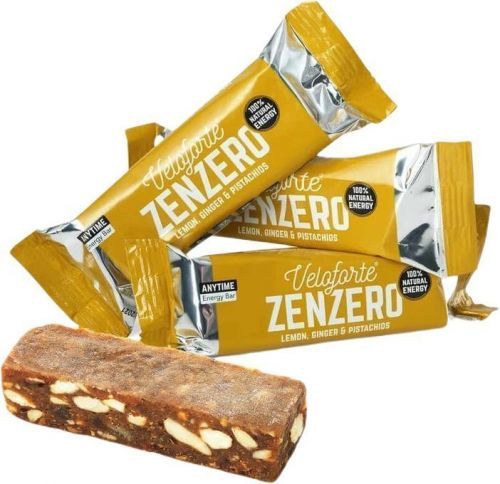 Veloforte Zenzero Energy Bar - Lemon, Ginger, Pistachios uni
