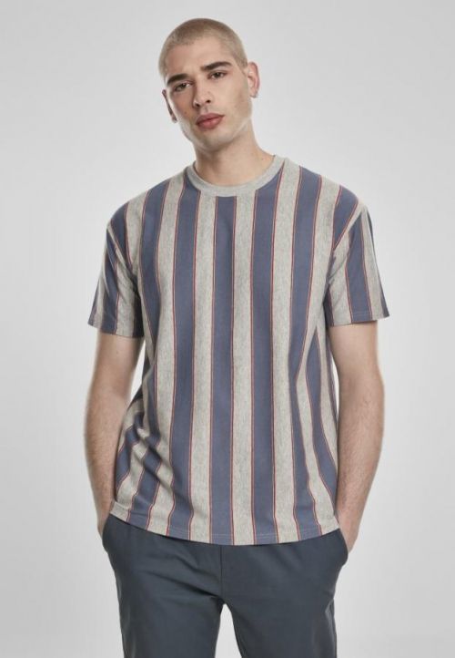 Printed Oversized Bold Stripe Tee