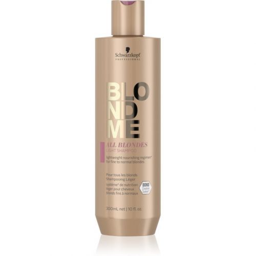 Schwarzkopf Professional Blondme All Blondes Light vyživující šampon pro jemné až normální vlasy 300 ml