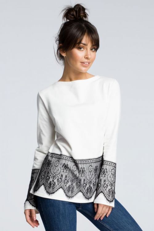 Dámská halenka B076 - BEwear - XXL - béžovo-černá