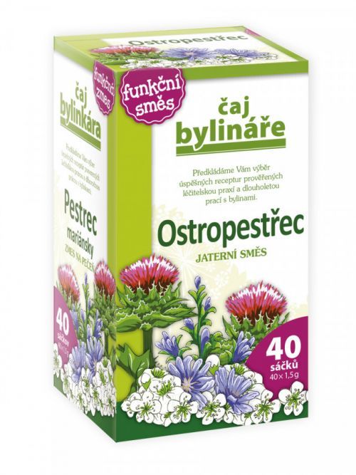 Čaj Bylináře Ostropestřec jaterní směs 40x1.5g