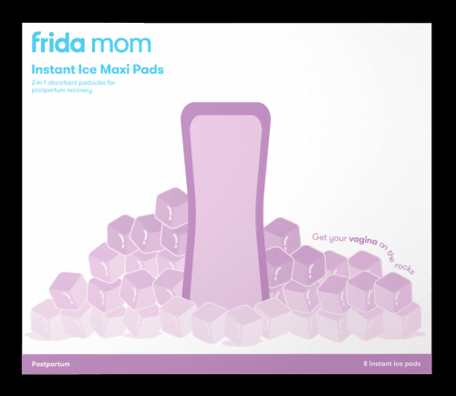 Frida Mom chladící absorpční Ice Maxi vložky + jednorázové poporodní kalhotky