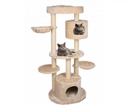 Flamingo Škrabadlo pro kočky INGA béžové 103x50x142cm