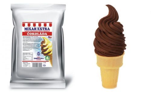 Směs na čokoládovou zmrzlinu z Opočna Mixar Extra Čokoláda - 2 kg - Bohemilk