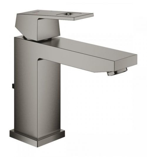 Umyvadlová baterie Grohe EUROCUBE s výpustí kartáčovaný Hard Graphite 23445AL0