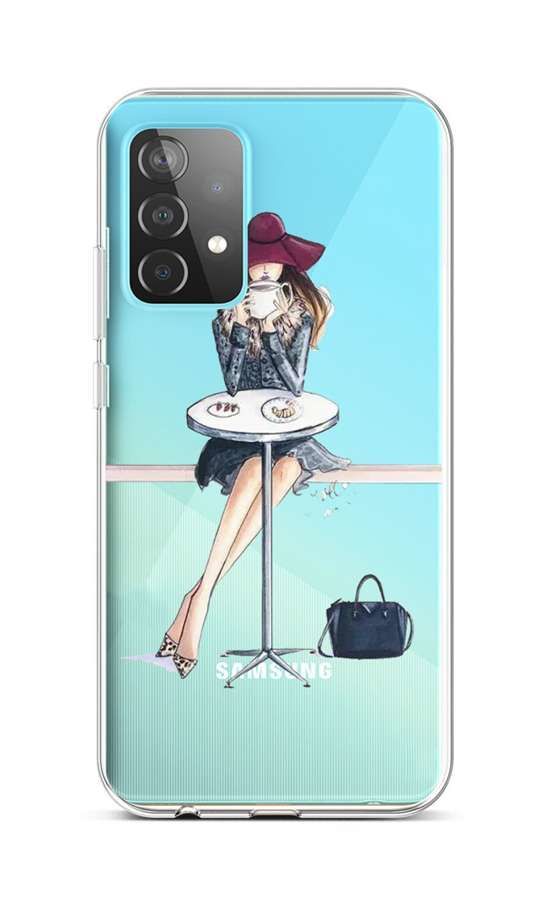 Kryt TopQ Samsung A52 silikon Lady 6 57412