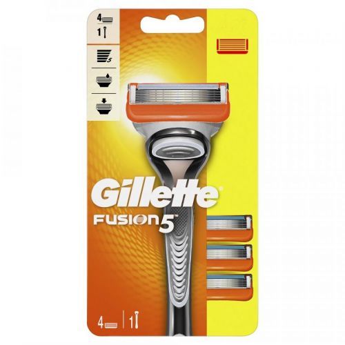 Gillette Fusion Manual strojek + 4 hlavice