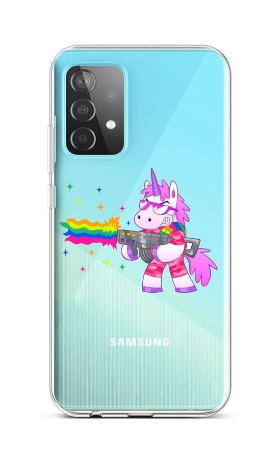 Kryt TopQ Samsung A52 silikon Rainbow Gun 57407