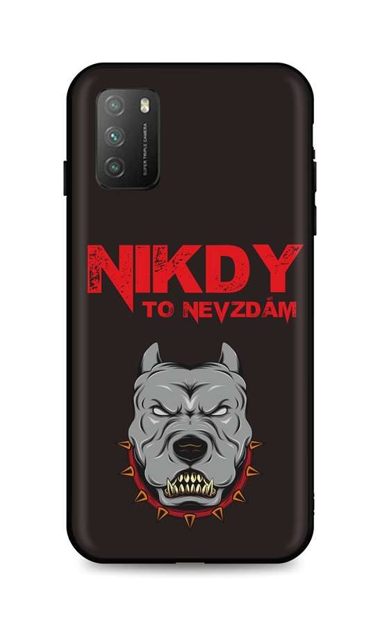 Kryt TopQ Xiaomi Poco M3 silikon Nikdy to nevzdám 57519