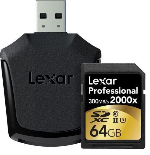 LEXAR SDXC 64GB UHS-II 2000x Professional
