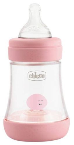 CHICCO Láhev kojenecká Perfect 5 silikon růžová 150ml