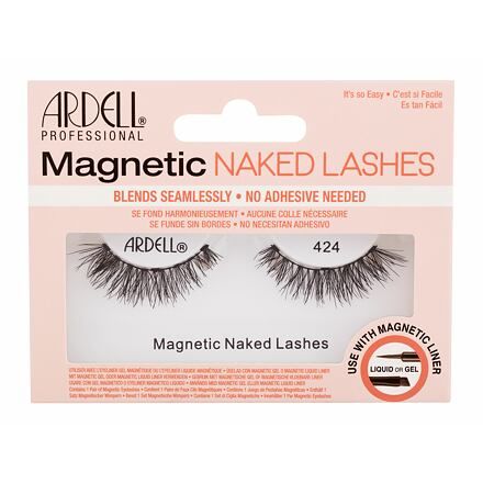 Ardell Magnetic Naked Lashes 424 magnetické umělé řasy 1 ks odstín Black pro ženy