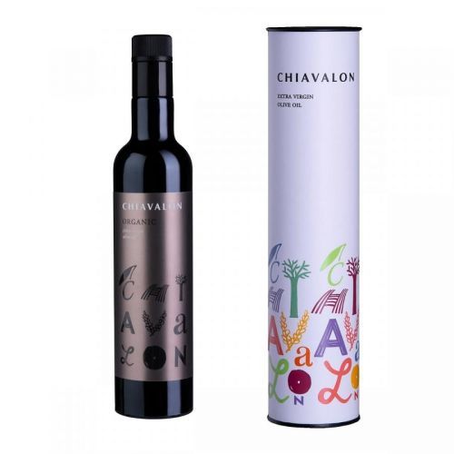 Chiavalon Organic 500 ml – BIO prémiový olivový olej v bílé dárkové tubě