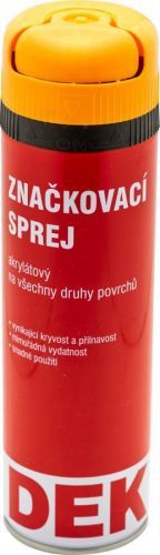 Sprej značkovací DEK oranžový, 0,5 l