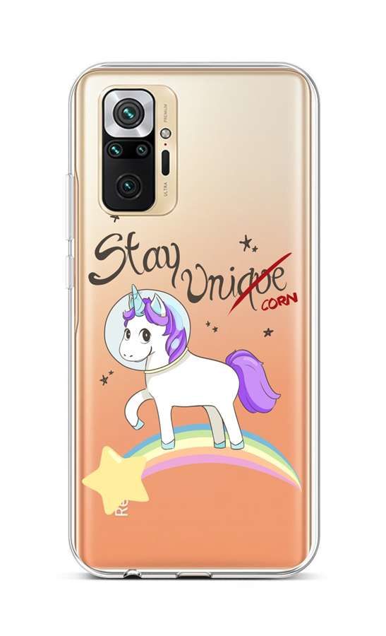 Kryt TopQ Xiaomi Redmi Note 10 Pro silikon Stay Unicorn 58110
