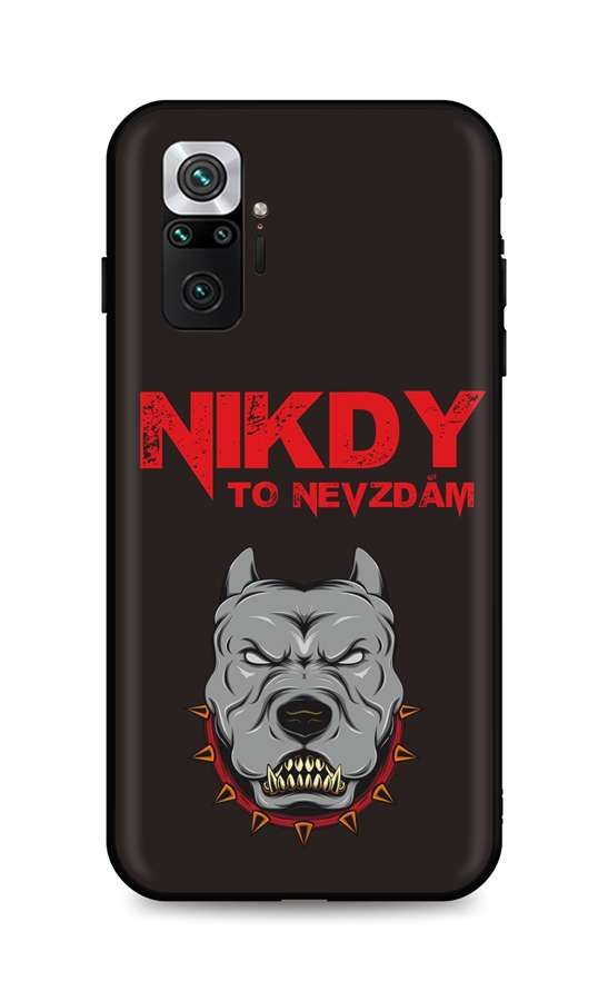 Kryt TopQ Xiaomi Redmi Note 10 Pro silikon Nikdy to nevzdám 58155