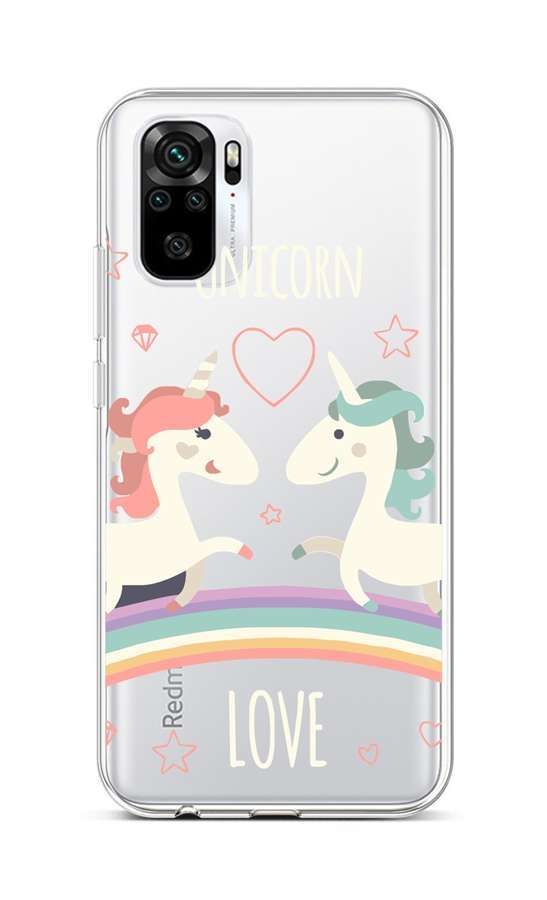 Kryt TopQ Xiaomi Redmi Note 10 silikon Unicorn Love 58073