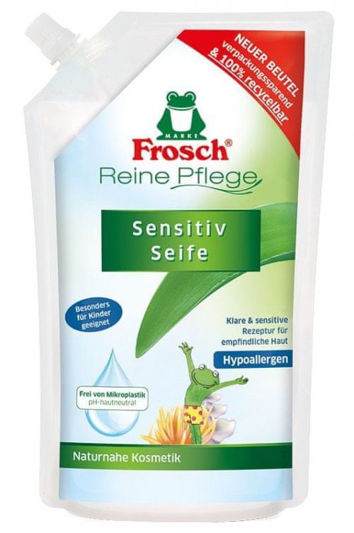Frosch EKO Tekuté mýdlo pro děti – náhradní náplň, 3 × 500 ml