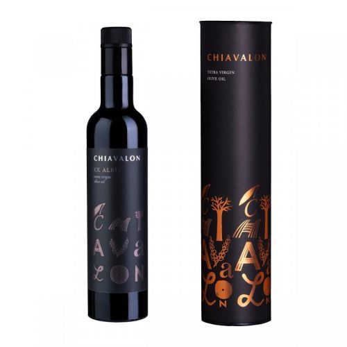 Chiavalon Ex Albis 500 ml - prémiový olivový olej v černé dárkové tubě
