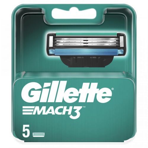 Gillette Mach3 Náhradní hlavice 5ks