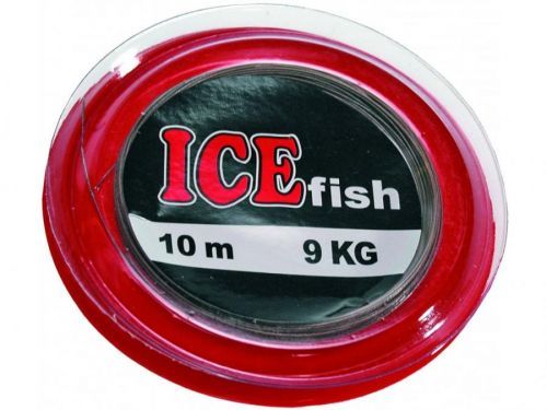 ICE fish Rybářské lanko na kolečku 10m + 10 spojek ICE fish