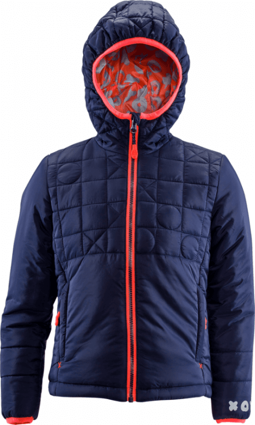 Dětská zimní bunda Seisa, navy-punch 134-140