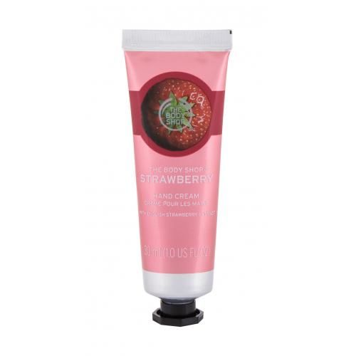 The Body Shop Strawberry 30 ml vyživující krém na ruce pro ženy