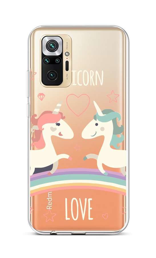 Kryt TopQ Xiaomi Redmi Note 10 Pro silikon Unicorn Love 58102