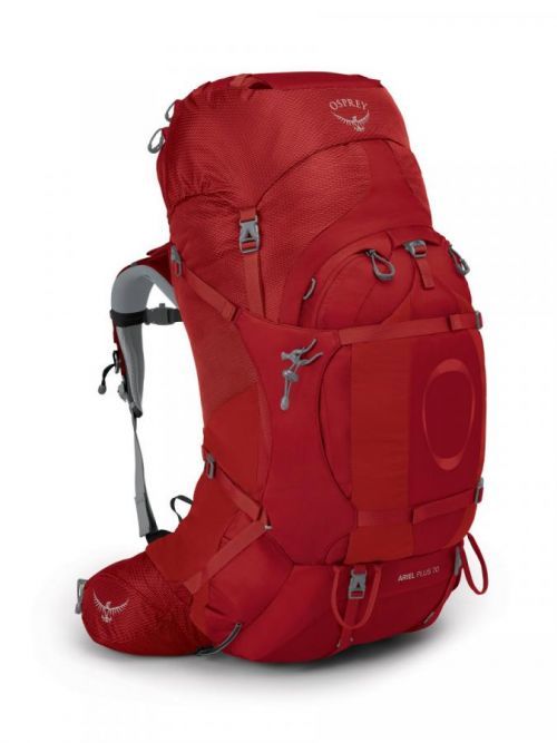 Osprey ARIEL PLUS 70 carnelian red Velikost: WM/WL