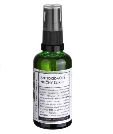 SOAPHORIA Antioxidační noční elixír (sérum) 350mg CBD 50 ml