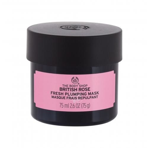 The Body Shop British Rose Fresh Plumping 75 ml zvlhčující pleťová maska pro ženy