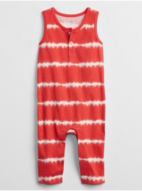 GAP Overal bez rukávů Stripes dívka 3-6m