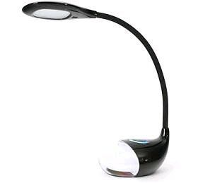 Platinet PDLQ10B  6W LED stolní lampa s nočním stmívačem, černá