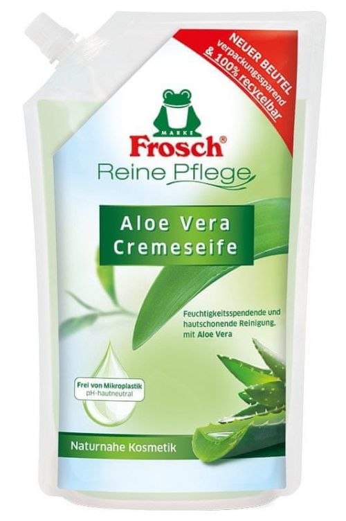 Frosch EKO Tekuté mýdlo Aloe vera – náhradní náplň, 3 × 500 ml