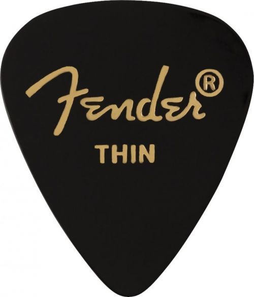 Fender 351 Shape Picks, Thin, Black