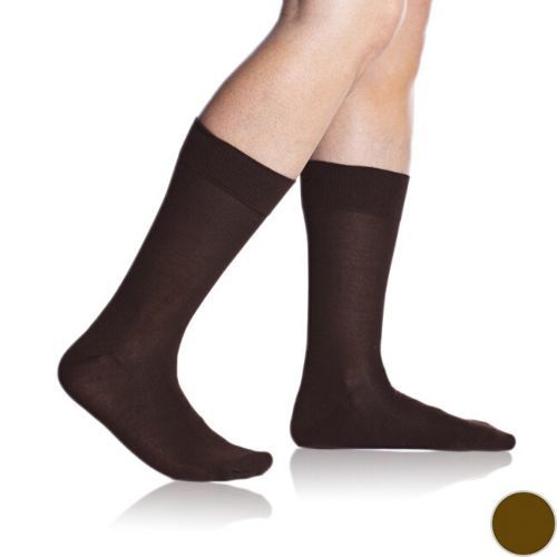 Bellinda Pánské ponožky Bambus Comfort Socks Brown BE497520-650 39-42