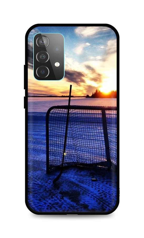 Kryt TopQ Samsung A52 silikon Hockey Sunset 57442