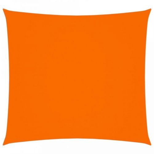 Stínící plachta čtvercová 6 x 6 m oxfordská látka Dekorhome Oranžová