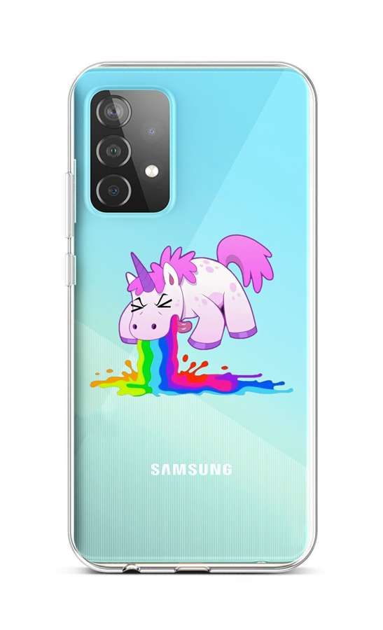 Kryt TopQ Samsung A52 silikon Rainbow Splash 57406