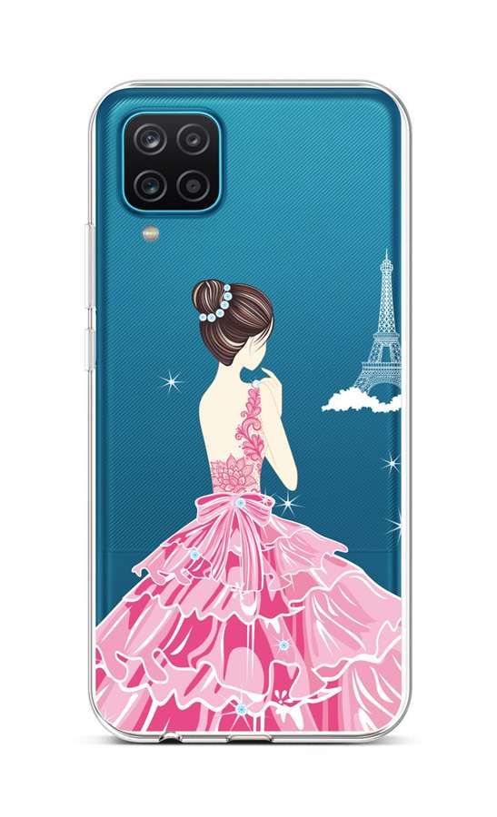 Kryt TopQ Samsung A12 silikon Pink Princess 57760