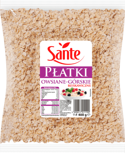 Ovsené vločky 400 g - Sante