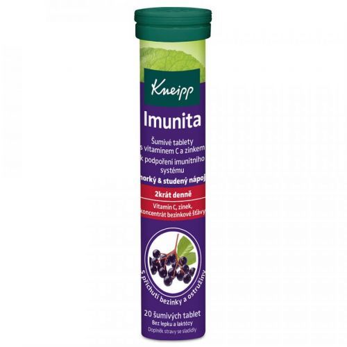Kneipp Imunita + Vitamín C + Zinek bezinka/ostružina 20 tablet