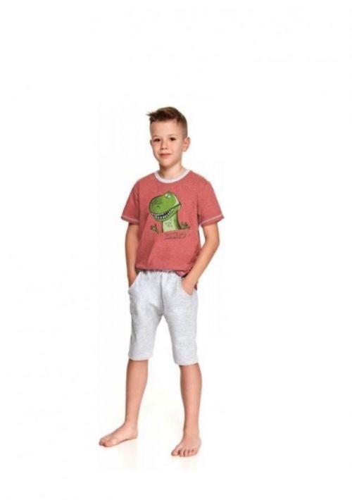 Dětské pyžamo Taro Alan 2215 104 Cihlová