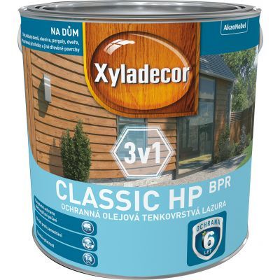 Xyladecor Classic HP olejová tenkovrtsvá lazura s fungicidem, mahagon, 2,5 l