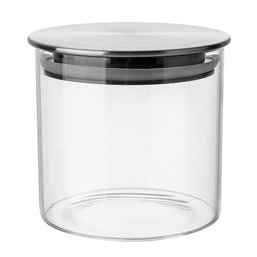 FLORINA Dóza sklenice 0,5L s víčkem vzduchotěná  TUBE